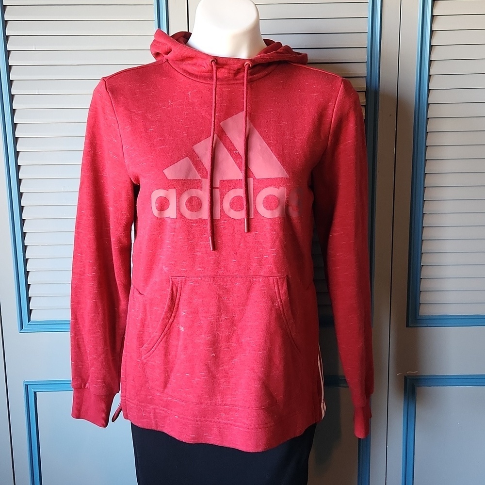 Adidas Women’s Red & Pink Hoodie